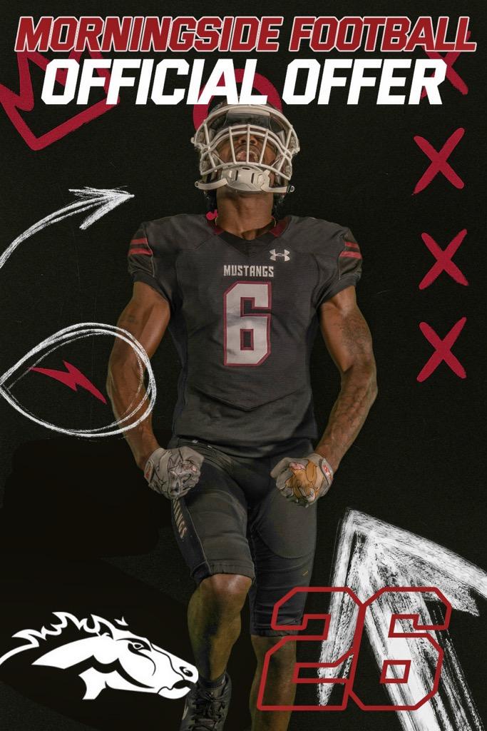 Merrick Johnson (@merricksauce08) on Twitter photo After a great phone call with <a href="/CoachLHarnly/">Coach Laken Harnly</a> I am blessed to say I have received my first offer from <a href="/MsideFootball/">Morningside University Football</a> !!!! After a great phone call with <a href="/CoachLHarnly/">Coach Laken Harnly</a> I am blessed to say I have received my first offer from <a href="/MsideFootball/">Morningside University Football</a> !!!!