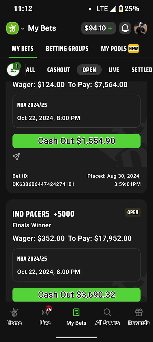BMattIV's tweet photo. @MitchMossRadio @paulyhoward 
+5000 wager placed preseason when we resigned Siakam ✓
+6000 wager placed when we resigned McConnell ✓
I-N-D-Y 💛💙
@Pacers https://t.co/njBwJGFEDK