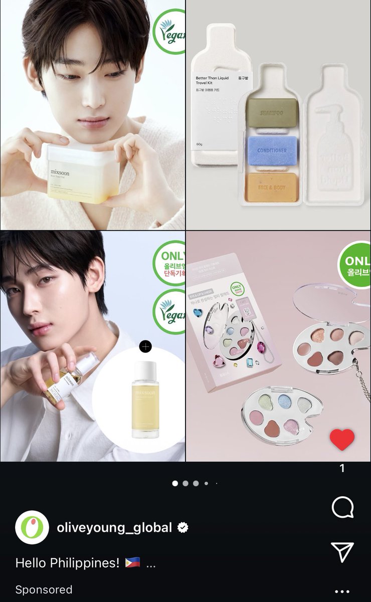 sunooyeouu's tweet photo. Another Sunoo x Mixsoon x Olive Young sighting on Instragram, hehe π our pretty Sunoo deserves more skincare and beauty deals~ thatβs THE face of beauty! β¨
#SUNOO #μ μ° #SUNOOBEAUTIFUL
#ENHYPEN_SUNOO #μνμ΄ν_μ μ° https://t.co/k077xBQZ9T
