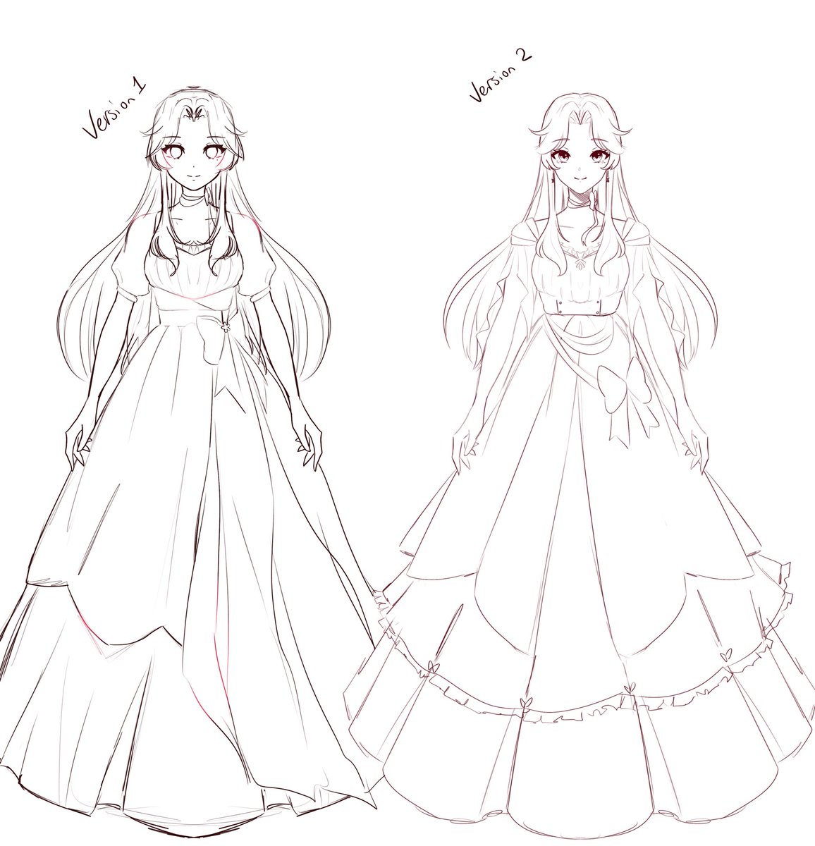 KitawasArt's tweet image. Version 1 vs Version 2
What are these designs for?? Don’t worry about it 👀
