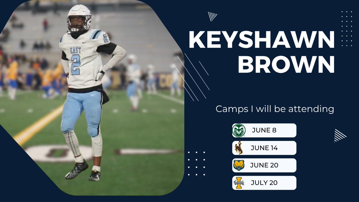 Thank you to all of the coaches that have reached out and invited me to their camps. I wish I could make it to all of them. Here are the camps I will be attending this summer!!