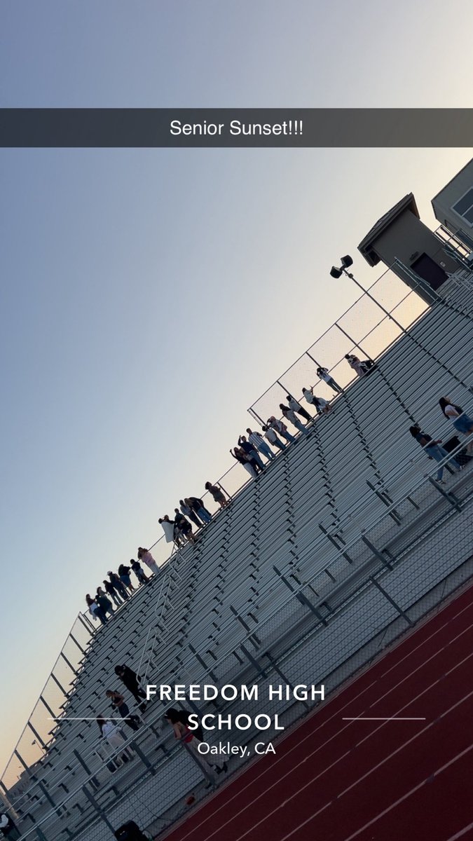 Senior Sunset for the Class of 2025!  Great students ready to change the world!  Go Falcons!!!