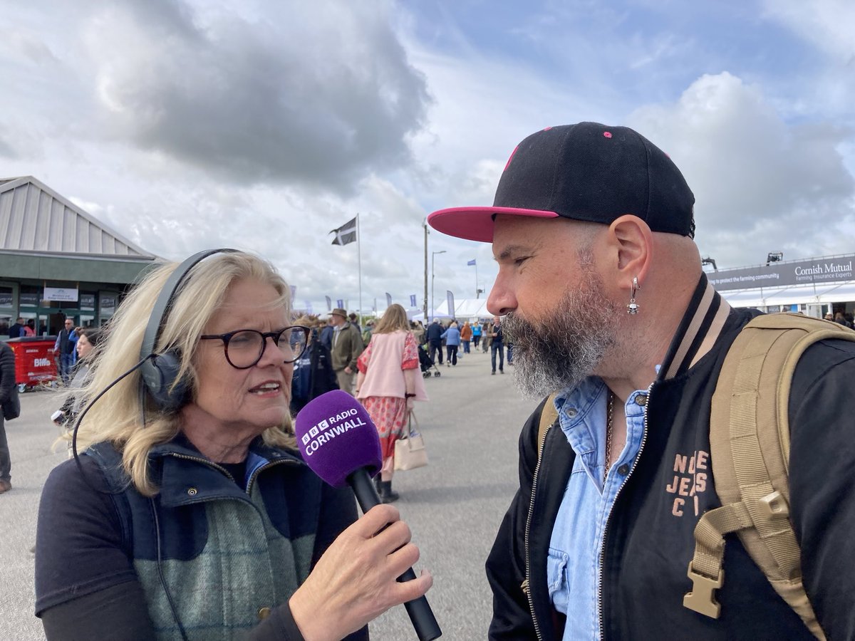 Bumping into the head of The Chamber of Commerce John Brown ⁦<a href="/cornwallchamber/">Cornwall Chamber</a>⁩ ⁦<a href="/Skentelbery/">Julie Skentelbery</a>⁩ ⁦<a href="/BBCCornwall/">BBC Cornwall</a>⁩