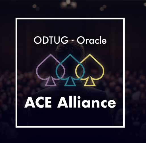 oracleace's tweet image. The Oracle ACE Program and ODTUG are excited to announce the launch of the ODTUG-Oracle ACE Alliance! 🎉 ♠️ 

This new initiative connects Oracle ACEs with opportunities to share their technical knowledge within the ODTUG community, further their ACE objectives, and introduce…