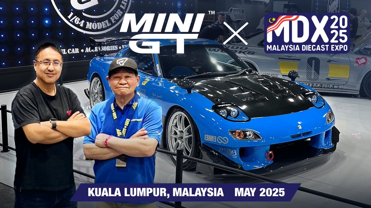 MINI GT at MDX 2025 + One Night in Malaysia 🇲🇾
An unforgettable weekend in KL — from model showcases to a full-house fan dinner!

🎬 Watch the highlights now on YouTube: @minigtofficial

📍 Kuala Lumpur | May 2025
#minigtofficial #minigt #mdx2025 #minigtonenightinmalaysia