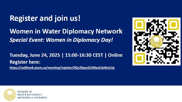 Kubernein Initiative (@kubernein) on Twitter photo 📢 Event Alert! Join us to celebrate the 3rd anniversary of Women in Diplomacy Day! Kubernein is supporting & engaging in a discussion with Women in Water Diplomacy Network's members. <a href="/theidlethinker/">Ambika Vishwanath 🇮🇳</a> a member of the Network's Leadership Council, will co-moderate a panel on 📢 Event Alert! Join us to celebrate the 3rd anniversary of Women in Diplomacy Day! Kubernein is supporting & engaging in a discussion with Women in Water Diplomacy Network's members. <a href="/theidlethinker/">Ambika Vishwanath 🇮🇳</a> a member of the Network's Leadership Council, will co-moderate a panel on