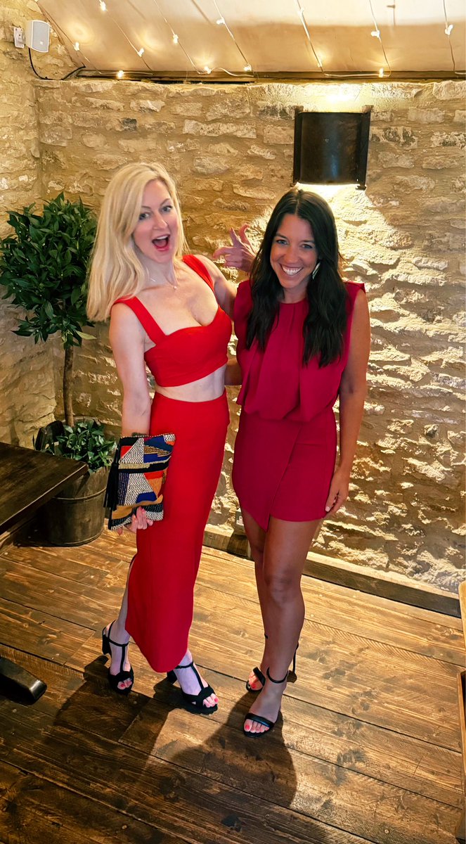 one of us has been in the Seychelles islands for a week and one of us has been in a trench coat &amp; Wellies.