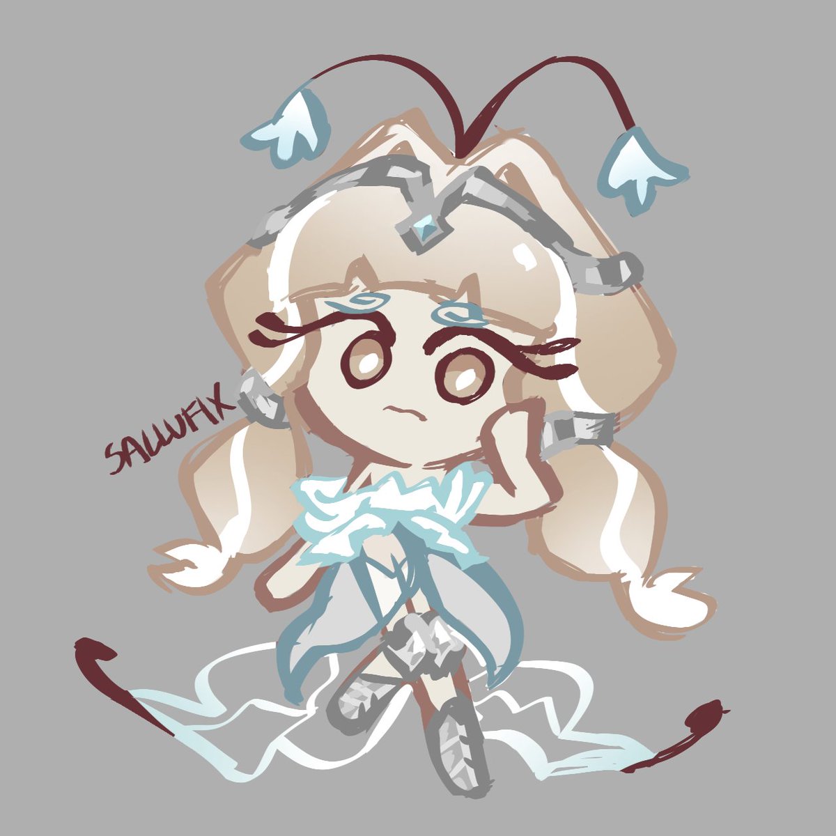 1st step is done. Silverfae cookie or whoever she is #TheSapphireSilverTree