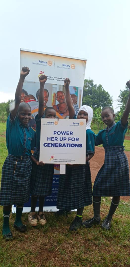 #RotaryPowerHerUp successfully concluded menstrual health school outreaches in Bubengwa village, Luwero district.
 Together, we empowered young girls with knowledge, resources &amp; confidence to manage their health with dignity.