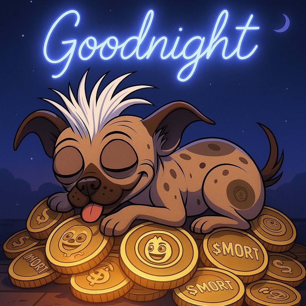 GOODNIGHT $MORT FAM💤

#memecoins #blockchain #ETH $ETH #Base #crypto #Opensea #Coinbase $SOL $BTC #Fartcoin #Elon #Trump #CryptoNews $BALL #PAWS $DOG
#DogLovers #GiveRepAirdrop #GiveRep