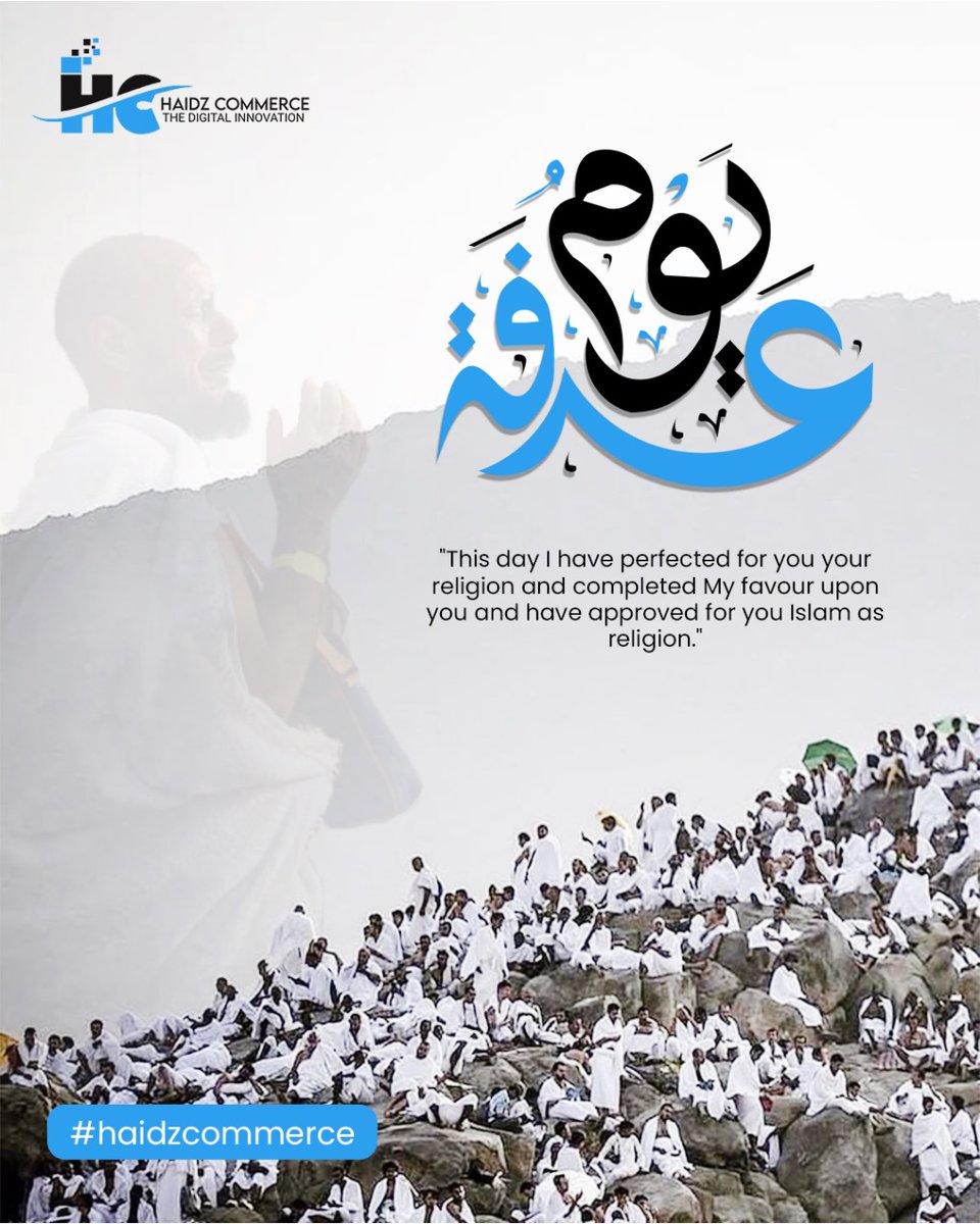 HaidzCommerce's tweet photo. The Day of Arafah is not just a day for pilgrims it's a day for every heart seeking closeness to Allah.
A day of dua. A day of forgiveness. A day of mercy.
May Allah accept all our prayers. Ameen.
#DayOfArafah #YawmArafah #Forgiveness #Mercy #SpiritualReflections #IslamicReminder https://t.co/p9aio3aVIS