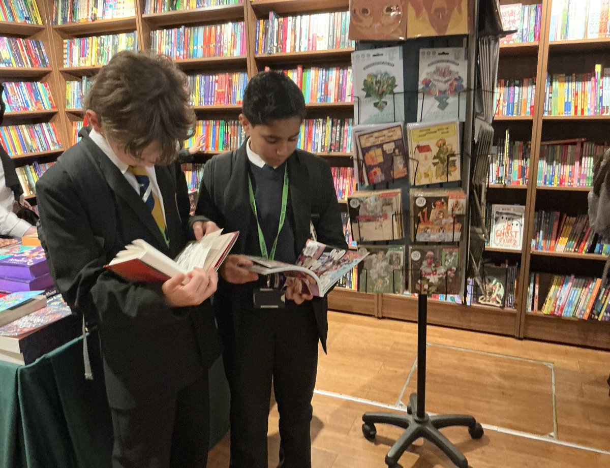 📚 Celebrating St Augustine’s 155th!
Our Y7s took on a reading challenge via Reading Cloud. Top 28 readers + 2 standout EAL students visited Queen’s Park Books to pick a book for themselves &amp; our library!

Top readers: Ayah, Jenna &amp; Wilhelm – each read 500K+ words! 🙌📖