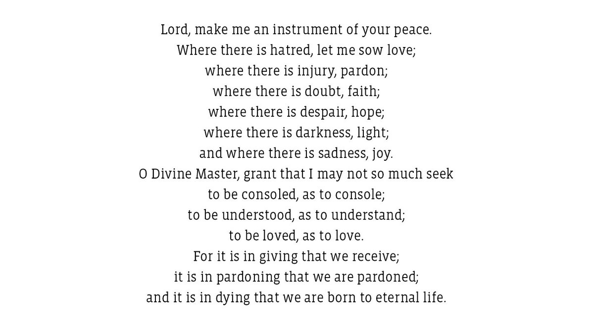 To show solidarity for our brothers and sisters in Gaza, the Irish Bishops have called for Friday 6th June to be a Day of Fasting and Prayer. Our classes today will take time to reflect upon the words of the Prayer of Saint Francis, also known as the Prayer for Peace. 🙏