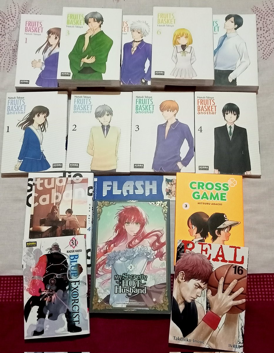 EnJoykitten's tweet photo. Pues aquí están las compras que hemos hecho @SevenxAmy y yo 💃🏻 (como una no tiene suficiente con las series actuales ahí voy y me meto en Furuba 😎🤘)  ✨Como siempre, hechas, en mi querida @FLASHLIBRERIA 💞✨
@NormaEdManga @distritomangaED @Ivrea https://t.co/Ql1yltlUUD