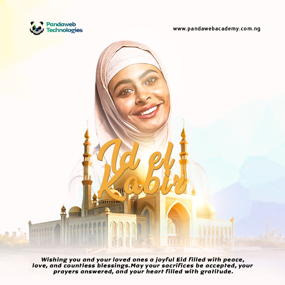 Pandaweb_Tech's tweet image. Wishing you and your loved ones a peaceful and joyous Eid el-kabir.

May this season of sacrifice bring blessings, unity, and renewed hope to your heart and home.

P.S. Please remember: sharing meat is sunnah… and so is sharing suya 😄

#SallahVibes  #eidmubarak2025 #helevier