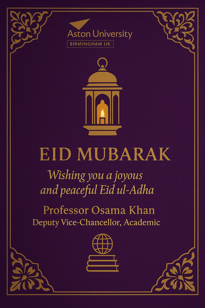 Eid Mubarak - Today is Eid ul Adha in the Islamic calendar. Muslims across the world celebrate this day when many are performing pilgrimage in Makkah. I wish my colleagues, students, stakeholders, friends, and anyone who celebrates this Eid a happy, joyous and peaceful festivity.