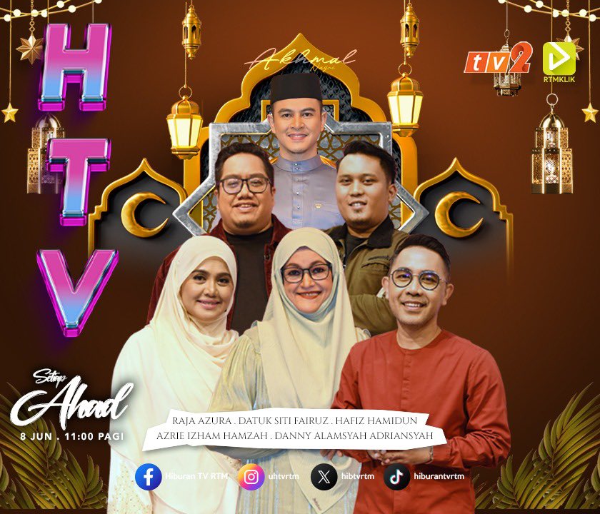 Istimewa Aidiladha saksikan…

📺 HTV
📆 8 Jun 2025 (Setiap Ahad)
⏱️ 11.00 pagi

Hanya di TV2 &amp; rtmklik.rtm.gov.my
