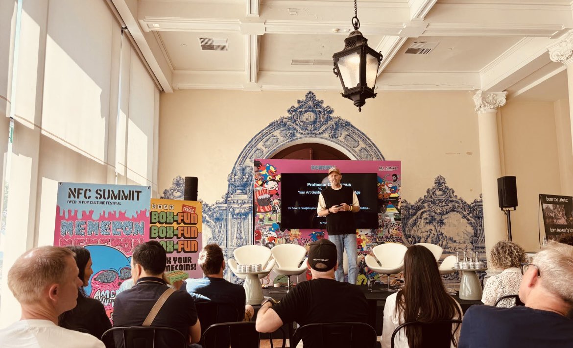Maarten Smakman (@maartensmakman) on Twitter photo Day 2 <a href="/NFCsummit/">NFC SUMMIT - LISBON - JUNE 4-6 2025</a> check. So cool to take the stage with @isitcopernicus and give room to art from the exponential age ๐ซ! Honoured with the presence of <a href="/m_blehaut/">Marine Blehaut - AI Archives | Video art</a> and <a href="/travisleroy/">Travis LeRoy Southworth</a> in the room, a big ๐ also <a href="/copernicusbeer/">@CopernicusBeer</a> for the support ๐ป It was great fun! Day 2 <a href="/NFCsummit/">NFC SUMMIT - LISBON - JUNE 4-6 2025</a> check. So cool to take the stage with @isitcopernicus and give room to art from the exponential age ๐ซ! Honoured with the presence of <a href="/m_blehaut/">Marine Blehaut - AI Archives | Video art</a> and <a href="/travisleroy/">Travis LeRoy Southworth</a> in the room, a big ๐ also <a href="/copernicusbeer/">@CopernicusBeer</a> for the support ๐ป It was great fun!