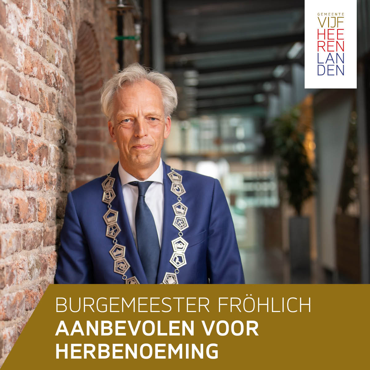 De <a href="/raadvijfheeren1/">Raad Vijfheerenlanden</a> beveelt burgemeester <a href="/sjorsfrohlich/">Sjors Fröhlich</a> aan voor een tweede termijn van zes jaar. Het proces is voorbereid door de vertrouwenscommissie. Volgende stap: de aanbeveling gaat naar de commissaris van de Koning.

vijfheerenlanden.nl/nieuws/2025/06…

#Vijfheerenlanden #Burgemeester