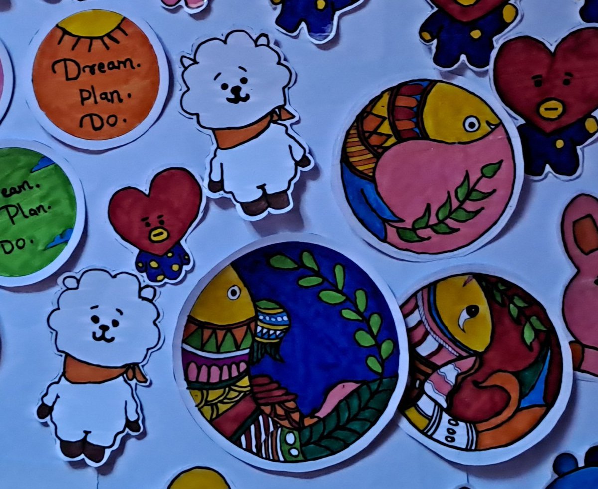 SiyaVictory's tweet image. My handmade sticker collection is finally here! 💕✨
BT21, mandalas &amp;amp; motivational quotes – all made with love 🎨💫

#HandmadeStickers #BTSARMY #BT21 #DesiArtist #SupportSmallBusiness