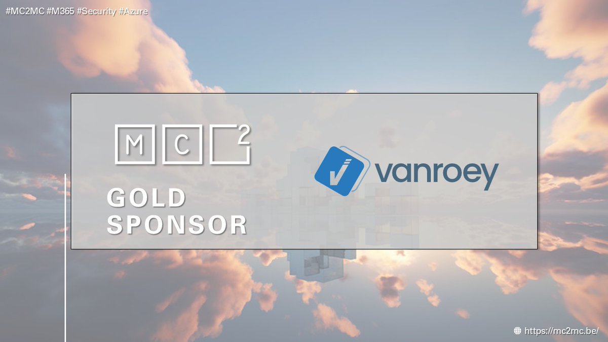 We're thrilled to welcome <a href="/VanRoeybe/">VanRoey.be</a> to the MC2MC Community as a Gold sponsor for 2025! 🙏🏻

➡️ VanRoey – "Empowering Excellence, Ensuring Security"

🔗 vanroey.be/en/

#MC2MC #Community #CommunityPower #ThankYouSponsor