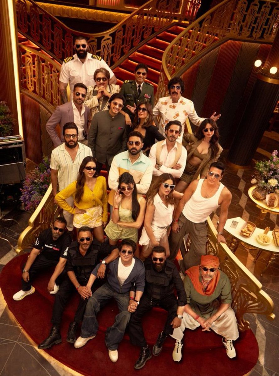 Housefull 5 • 2025
The moment Akshay Kumar breaking character laughing at Nargis's acting I knew what kind of movie this was going to be. It's like a junk food - you know it's trash but you can't stop consuming. H5 is basically how dumb can we go? 

But hey, Jackie-Sanjay