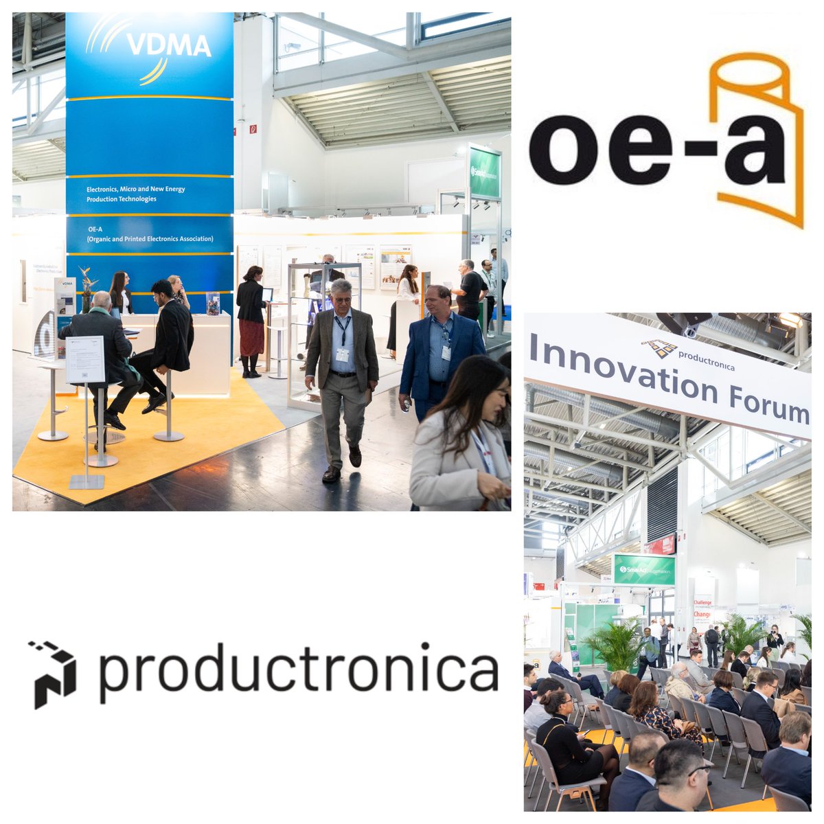 OE-A and Flexible and Printed Electronics represented at <a href="/productronica/">productronica</a> 2025, in Munich from November 18-21!
Visit us the joint OE-A and VDMA Productronics booth at B2.451
More details to be announced soon!
Looking forward meeting you onsite!

OE-A <a href="/VDMAonline/">VDMA</a>