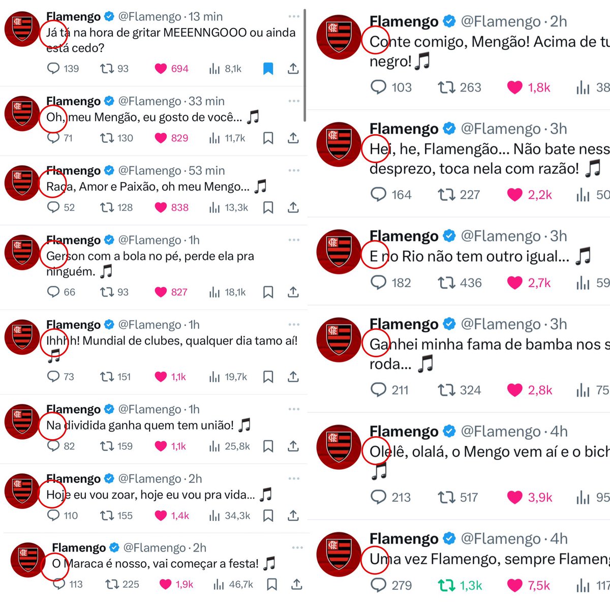 E essa sequência de tweet do perfil do Flamengo? 👀🤯

A primeira letra de cada tweet formou a frase: “Jorginho chegou”

O ADM MANDOU MUITO!!!!