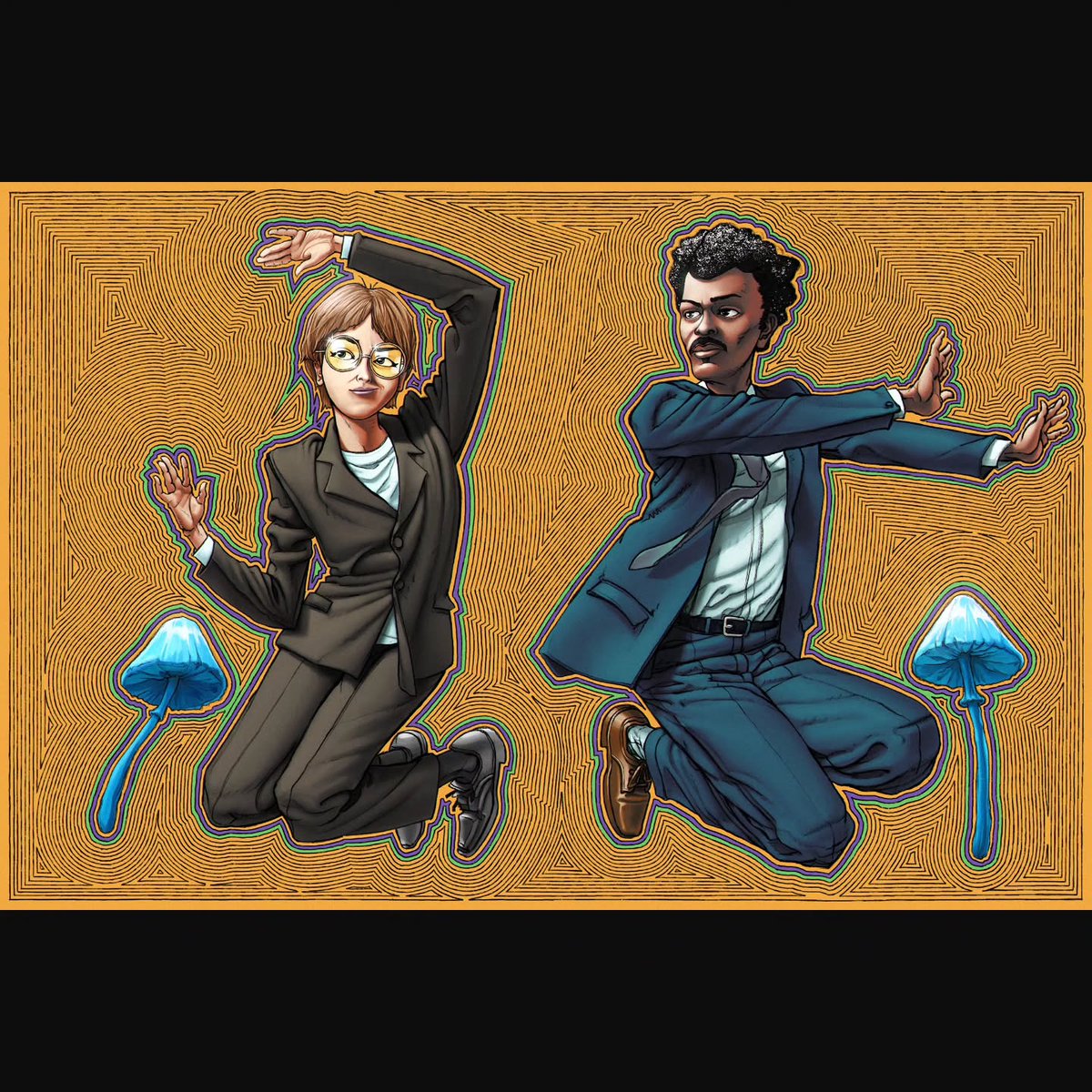 AdultSwimUK's tweet image. Jump in the line, rock your body in time

#FanArtFriday by instagram.com/danielmihov_ca/
Check out their page for more incredible #fanart

#commonsideeffects #adultswimeurope #mushroom