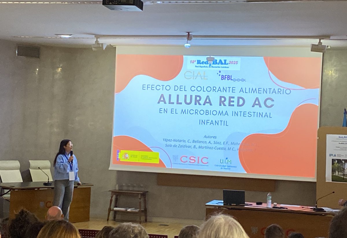 Cristina Yepez del CIAL-CSIC nos habla sobre el efecto del consumo del Allura Red en el microbioma intestinal infantil