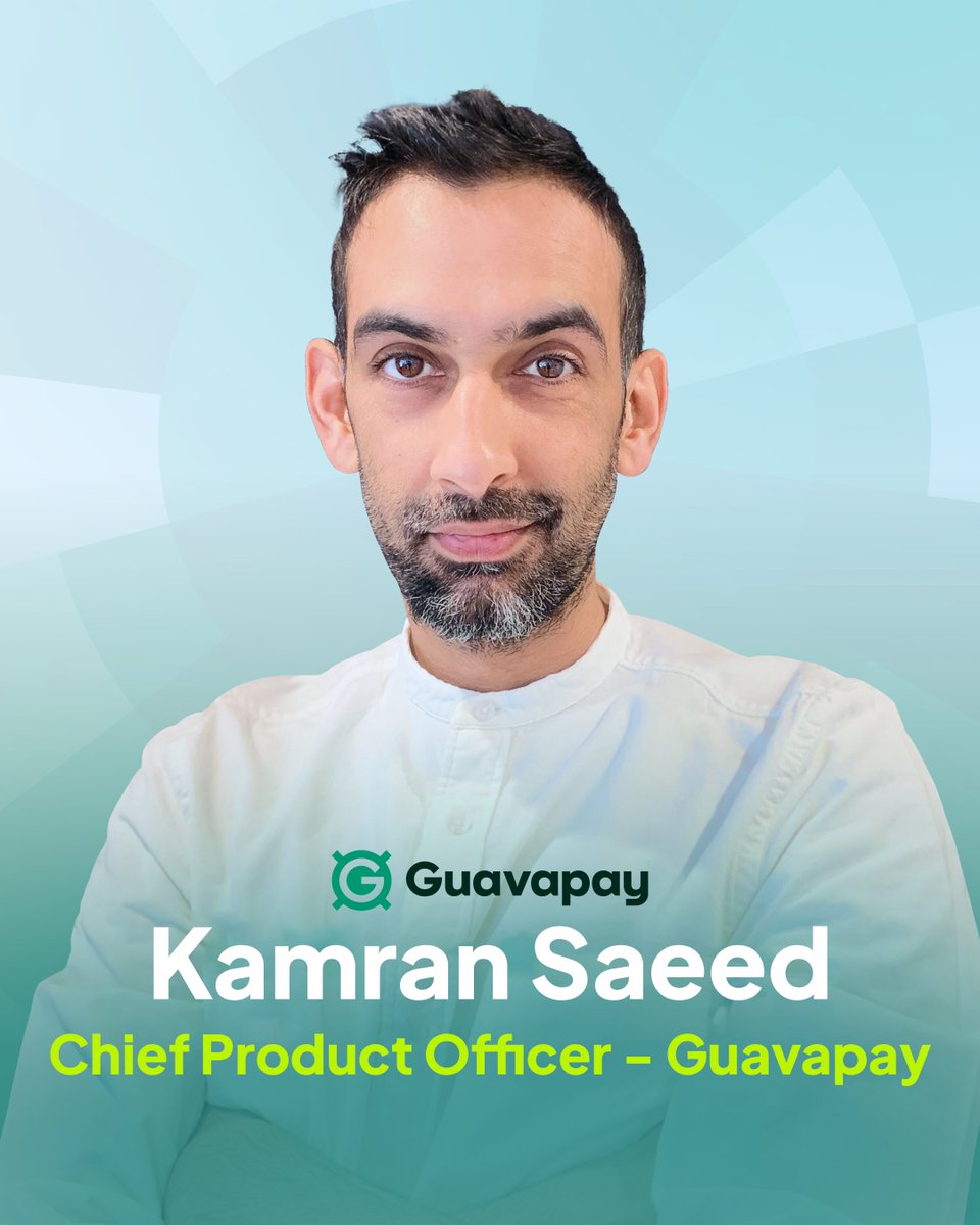 We’re thrilled to welcome Kamran Saeed as our new Chief Product Officer, joining us as we settle into our brand-new HQ.
_
#Guavapay #companyupdate #CPO #CSuite