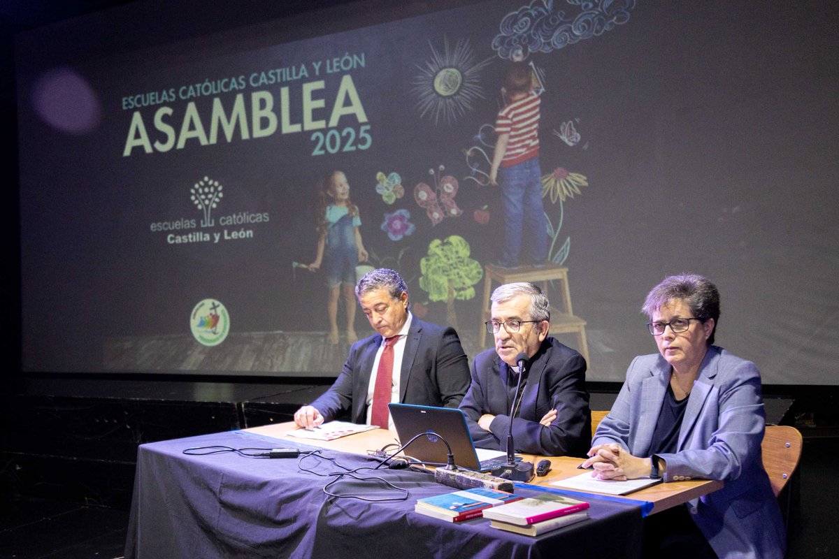 escacyl's tweet photo. Hoy celebramos nuestra Asamblea anual. Un momento importante en el curso para detenernos a reflexionar, compartir una misión conjunta, afrontar nuevos desafíos y agradecer el trabajo de todas nuestros centros educativos. #SoyEscuelaCatólica #AsambleaECCyL https://t.co/1Qq6X3RWZ7