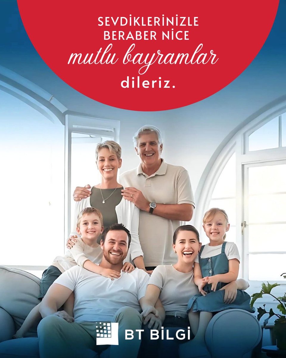 Tüm sevdiklerinizle birlikte sağlıklı, mutlu ve huzurlu bir bayram geçirmenizi dileriz.
#btbilgi
#btbilgiteknolojileri
