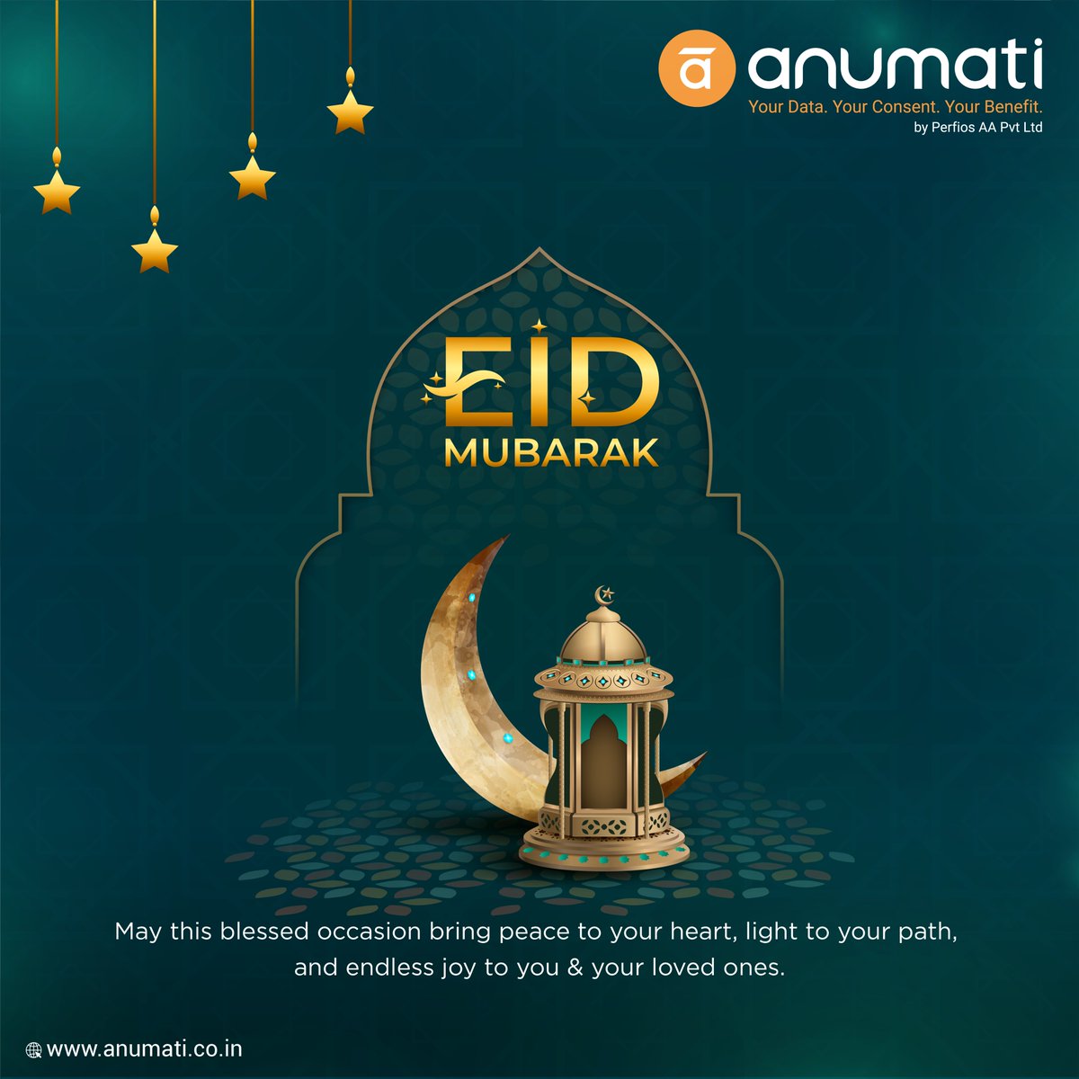 AnumatiForData's tweet image. Eid Mubarak! 🌙✨

#EidMubarak #Eid2025 #PeaceAndBlessings #TogetherWeCelebrate #Anumati #AccountAggregator #DataPrivacy