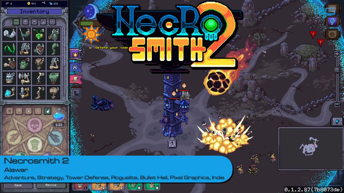 OverageGmngCom's tweet photo. OG plays Necrosmith 2!
https://t.co/9pu6VXcoqJ
Like & Sub!
@alawarteam
#necrosmith #strategy #towerdefense #roguelite #bullethell #pixelart #IndieGameTrends #IndieWatch #IndieDev #GameDev #IndieGameDev #IndieGame #IndieGames #Gameplay #letsplay #gaming https://t.co/1D7tZy6Iy7