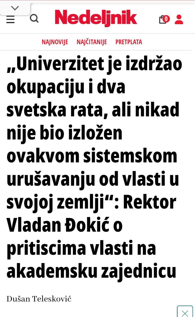 Ова срамота од човека, (нажалост) ректор Универзитета у Београду, Владан Ђокић је упоредио аустроугарску окупацију Србије у Првом светском рату и нацистичку окупацију Србије у Другом светском рату, са његовим танталовим мукама јер не прима плату док не ради! Током Првог светског