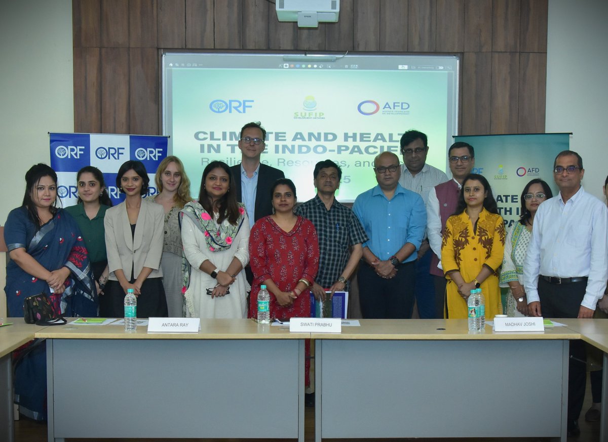 ORF (@orfonline) on Twitter photo .<a href="/orfonline/">ORF</a> hosted a discussion on 'Climate and Health in the Indo-Pacific: Resilience, Resources, and Risks' as part of an ongoing project #SUFIP, in partnership with <a href="/AFD_en/">AFD_en š«š· šŖšŗ</a>.
Bringing together policymakers, financial institutions, and #health experts, the discussion focused on .<a href="/orfonline/">ORF</a> hosted a discussion on 'Climate and Health in the Indo-Pacific: Resilience, Resources, and Risks' as part of an ongoing project #SUFIP, in partnership with <a href="/AFD_en/">AFD_en š«š· šŖšŗ</a>.
Bringing together policymakers, financial institutions, and #health experts, the discussion focused on