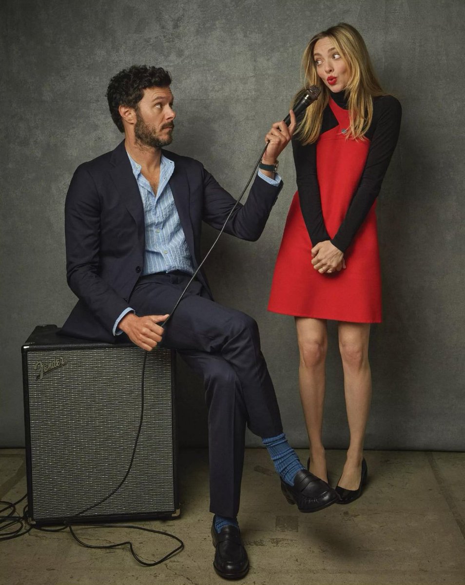 Amanda Seyfried and Adam Brody in Variety’s TV Actors on Actors 2025