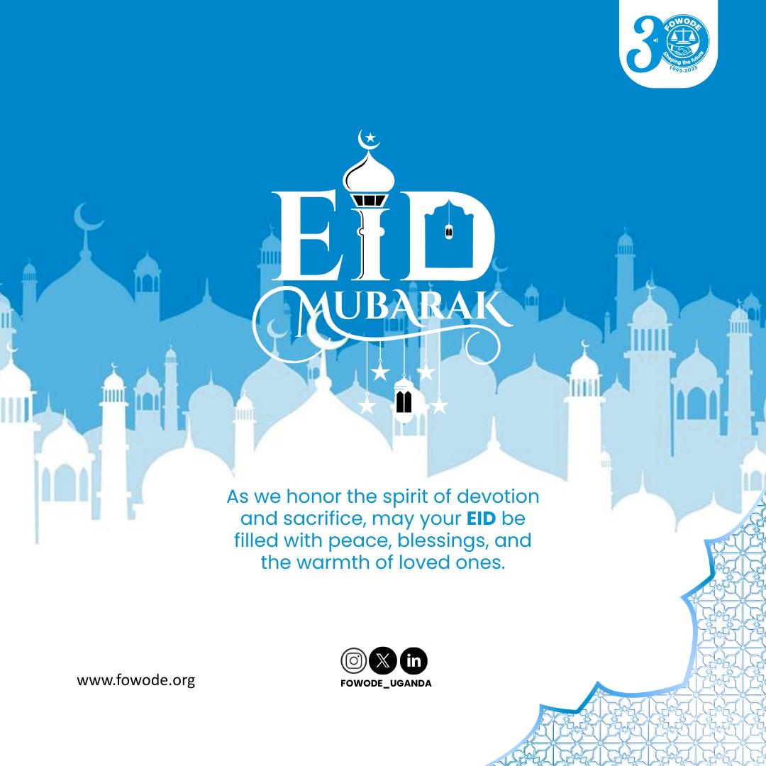 From all of us  <a href="/FOWODE_UGANDA/">FOWODE</a> to you and your families, we wish you a happy and wonderful #EidAlAdha.
