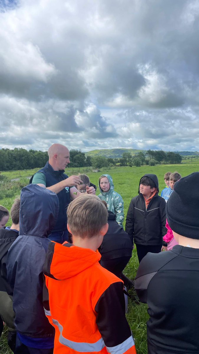 NDC_ie's tweet photo. Fun and educational school visit to #FarmerAmbassador Gearoid Maher’s dairy farm in Co Limerick 🐄🌳
#IrishDairy #FromTheGroundUp #MooCrew #FarmVisit #EUSchoolMilkScheme #SchoolMilk https://t.co/LNA6SBM9Ey