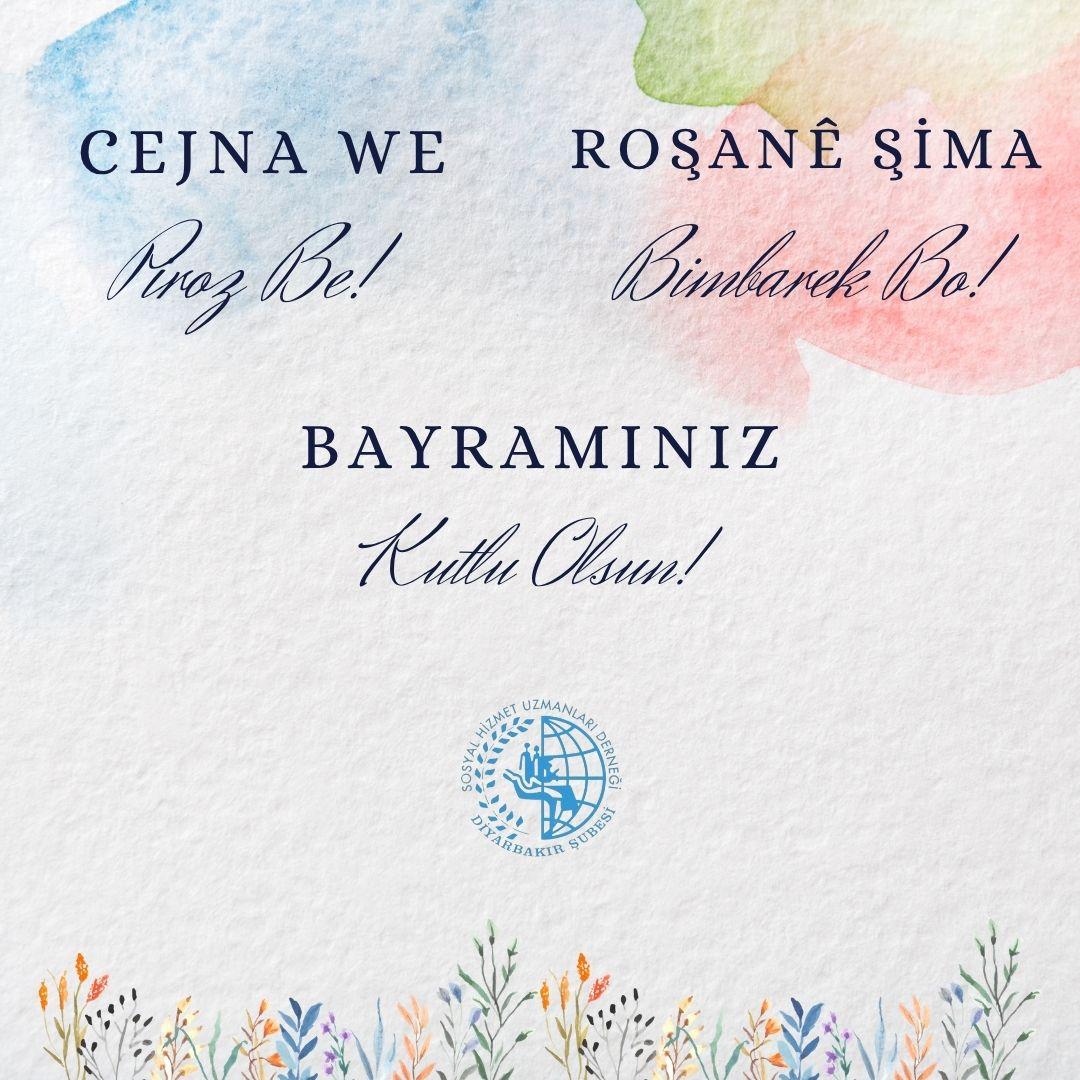 SHUDER Diyarbakır Şubesi olarak sizlerin ve tüm sevdiklerinizin kurban bayramını kutlar, sağlık ve huzur dolu nice bayramlar dileriz...
Cejna we pîroz be.. 
Roşané şima bimbarek bo ..
#shuderdiyarbakir #shuderdiyarbakirsube #shuder #sosyalhizmetler #kurbanbayrami