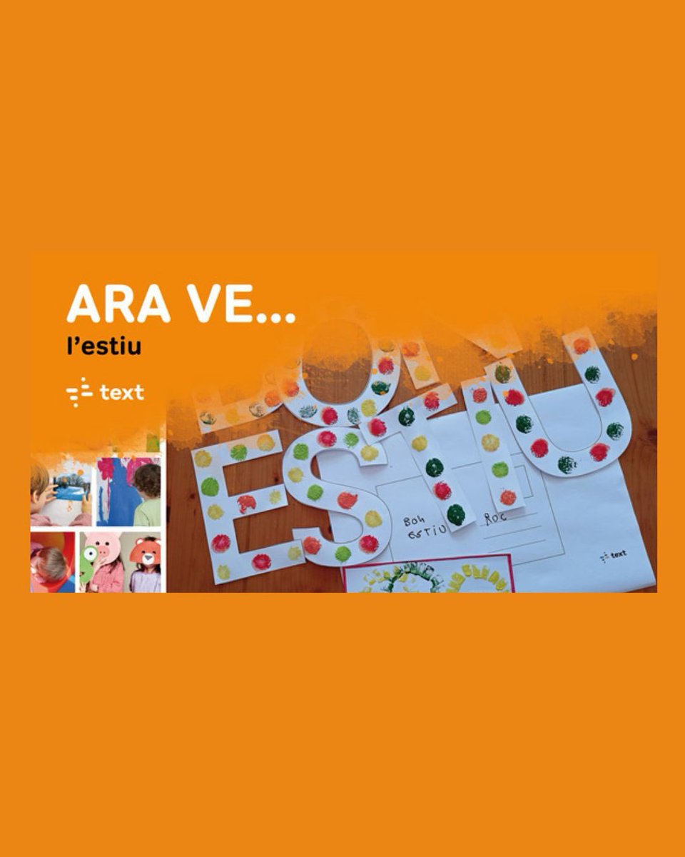 texteducacio's tweet image. Tanca el curs a infantil amb l’últim #AraVe!  
 
Parlem a l’aula de les festes i revetlles, del que més ens agrada i del que menys d’aquest moment de l’any, i creem un record especial. 
 
🔗 Consulta els recursos: blog.text.cat/ara64/ 
 
#EducacióInfantil #TextEducació