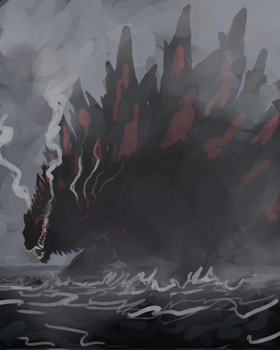 WHY ON THE FUCK DID IT GET ALL FOGGY ALL THE SUDDEN!!?

#Godzilla #Fangoji