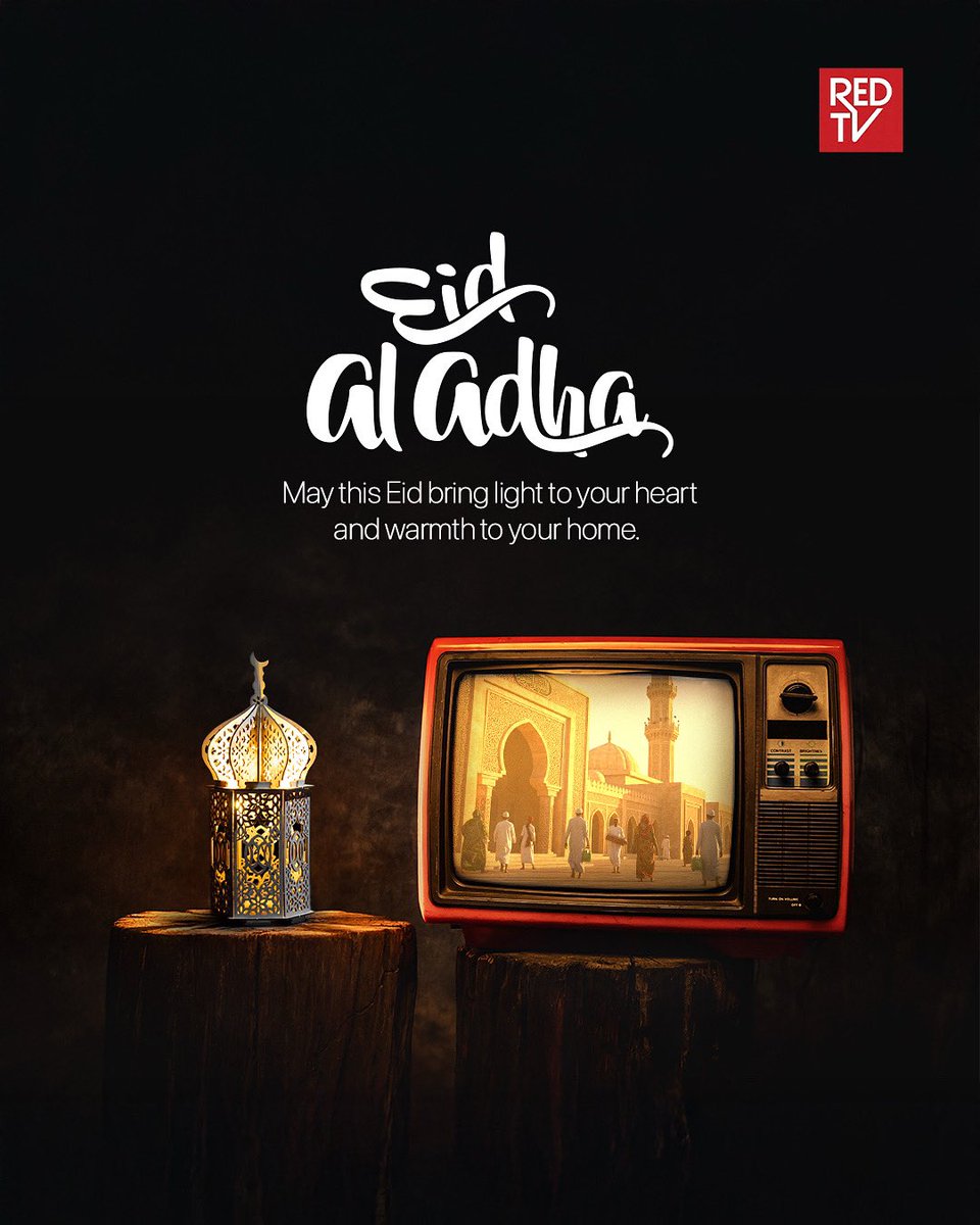 May this special day bring warmth, laughter, and countless blessings your way. Eid Mubarak from all of us at RedTV!

#RedTV #FeelTheHeat