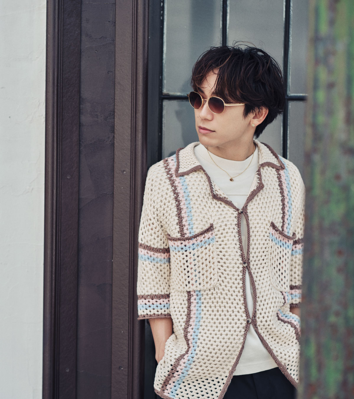 Zoff x STUDIO SEVEN サングラス EXILE NAOTO 黒 Zoff x STUDIO SEVEN サングラス EXILE NAOTO BLK ブラック