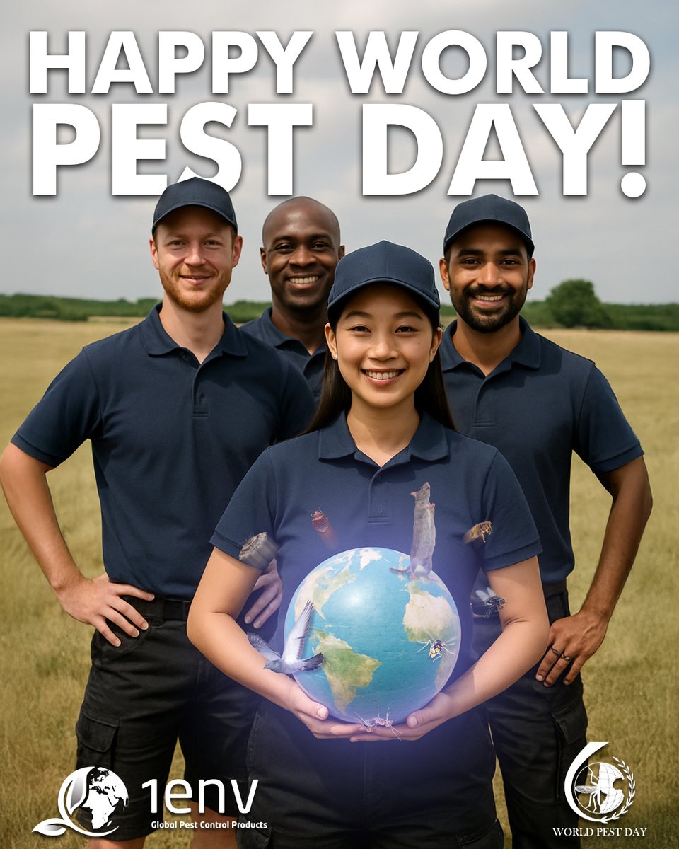 🐀 It’s World Pest Day, so it’s time to celebrate… you! 🌍

Here’s to all the technicians across the globe that keep our homes, businesses and public spaces clean and pest free.

So from all of us at 1env, we’d like to say thank you for the work you do. Here’s cheers to you! 🍻