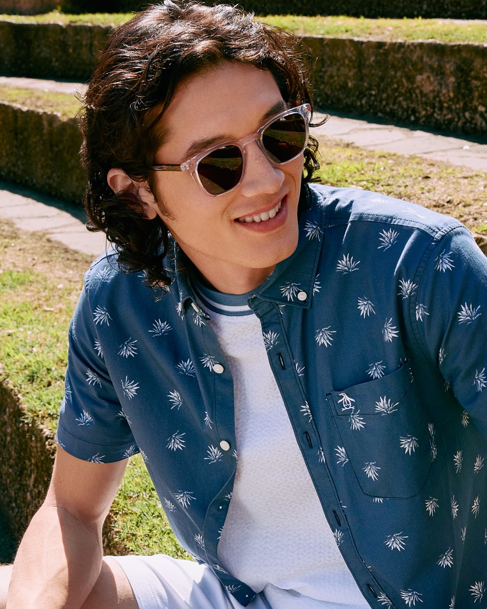 Inspired by sun-drenched days in Mexico, our agave print shirts are the perfect addition to your summer warderobe! #OriginalGoodTime🐧