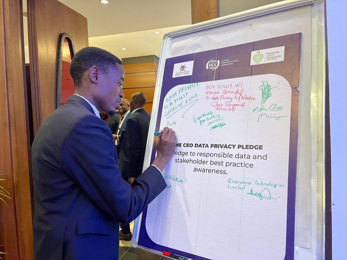 Honored to have been invited to represent <a href="/debate_afrika/">DIA</a> at the UCC Data Protection &amp; Privacy CEO Conference 2025. As we excitedly navigate the new digital age, we need to be careful about what data we share to who. #DataPrivacy2025
📷: <a href="/CapitalPenda/">Penda</a> 
<a href="/UCC_Official/">UCC</a> <a href="/ConsumerUCC/">UCC Consumer Affairs</a>