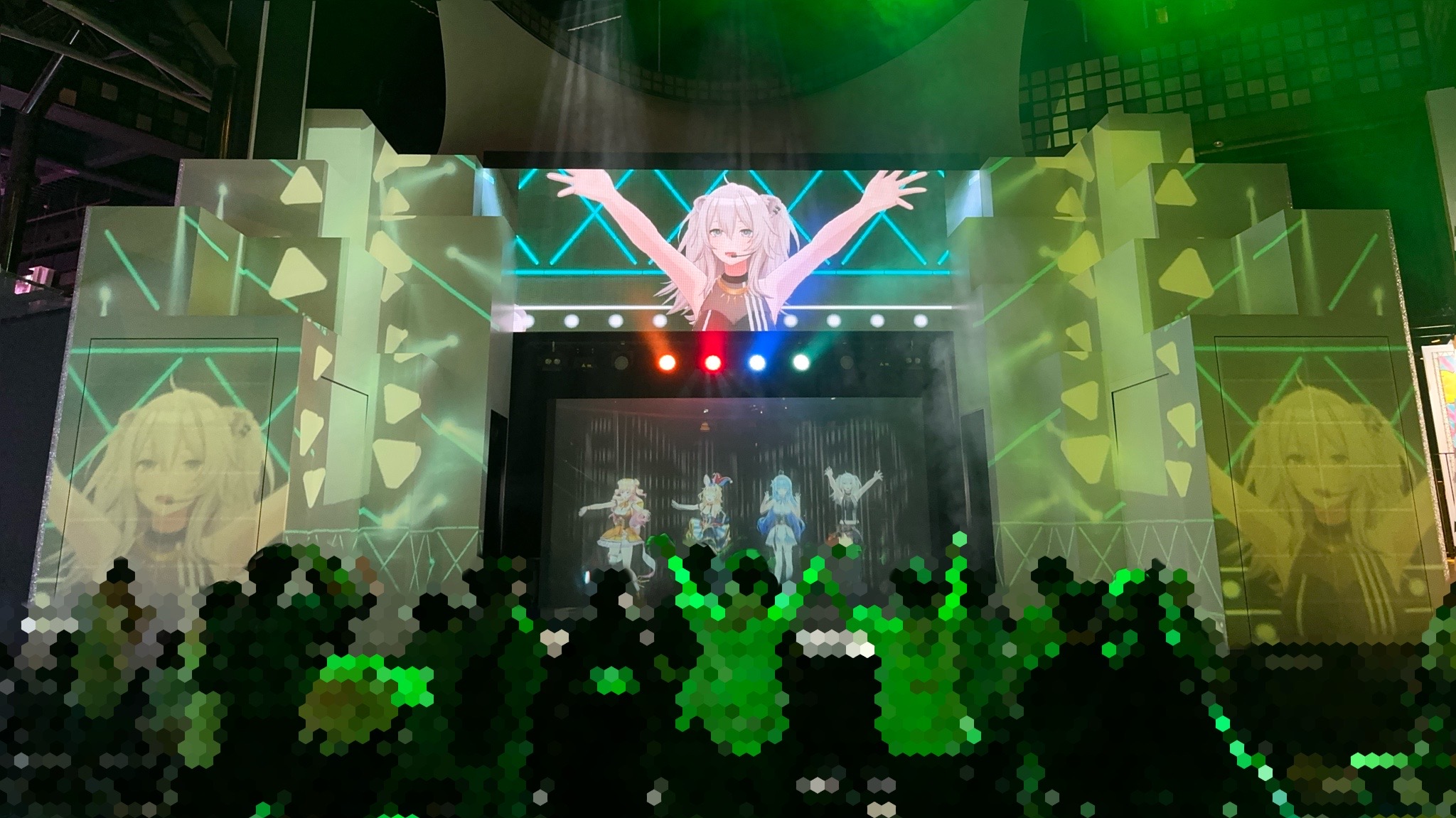 ホロライブ ジョイポリス スペシャルミニライブ上映会 特典 銀テープ風ストラップ ホロライブ×ジョイポリス SWEETY PARTY」、「スペシャルミニ