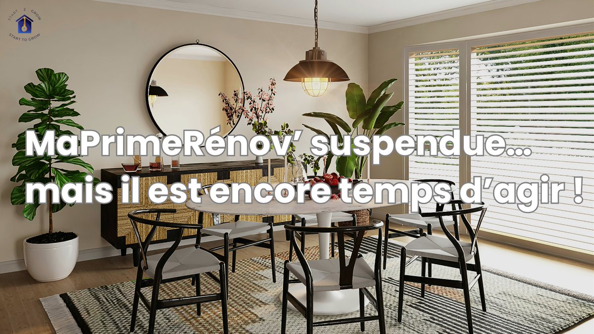 STARTTOGROW1's tweet photo. 🚨 MaPrimeRénov’ bientôt suspendue temporairement… Mais vous pouvez encore obtenir les aides.👉 Déposez un dossier complet et conforme rapidement ! Reprise prévue fin septembre.
🔗https://t.co/4dbngHfAoc
#maprimerenov #rénovation #immobilier #énergie #actualité https://t.co/38vrF5DHUS